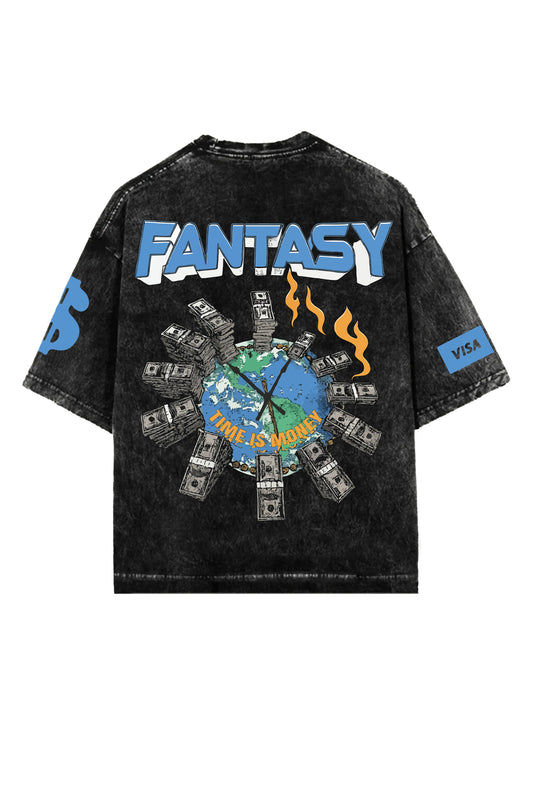 Big Checks Designed Oversized T-shirt