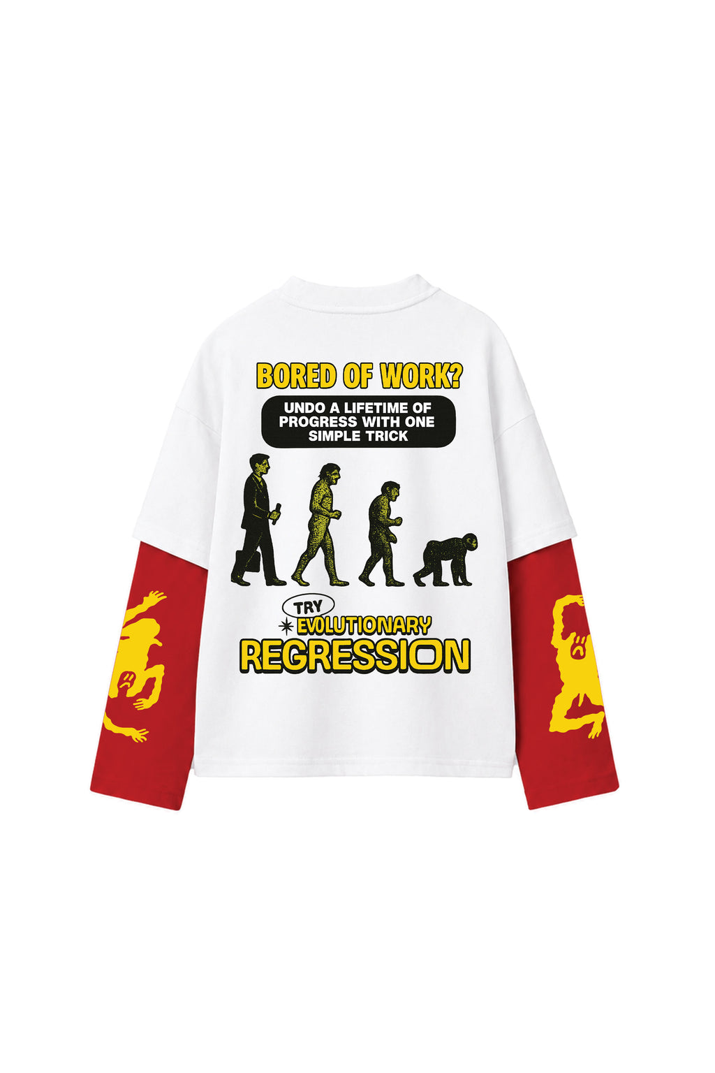 Bored Of Work W&R LS Oversized Tee