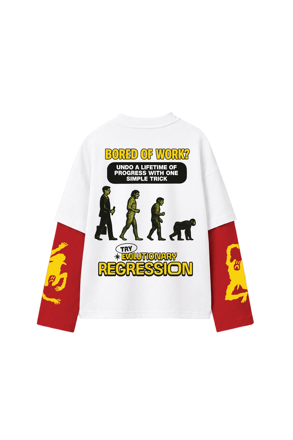 Bored Of Work W&R LS Oversized Tee
