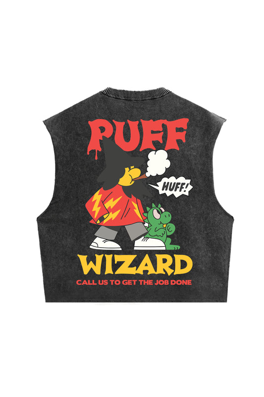 Puff Wizard Vintage Oversized Tank