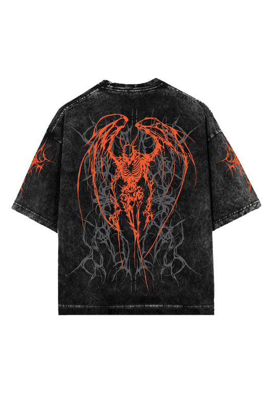 Encrypted Soul Designed Vintage Oversized T-shirt