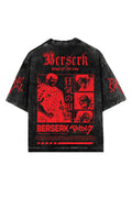 Beserk Designed Vintage Oversized T-shirt