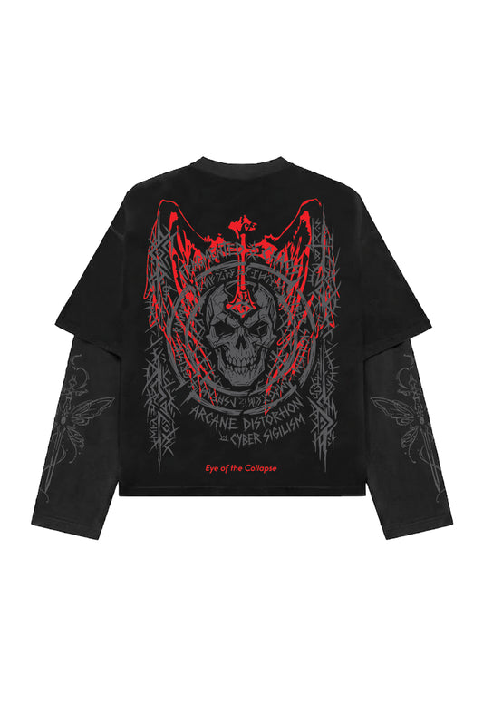 COLLAPSE LS TEE