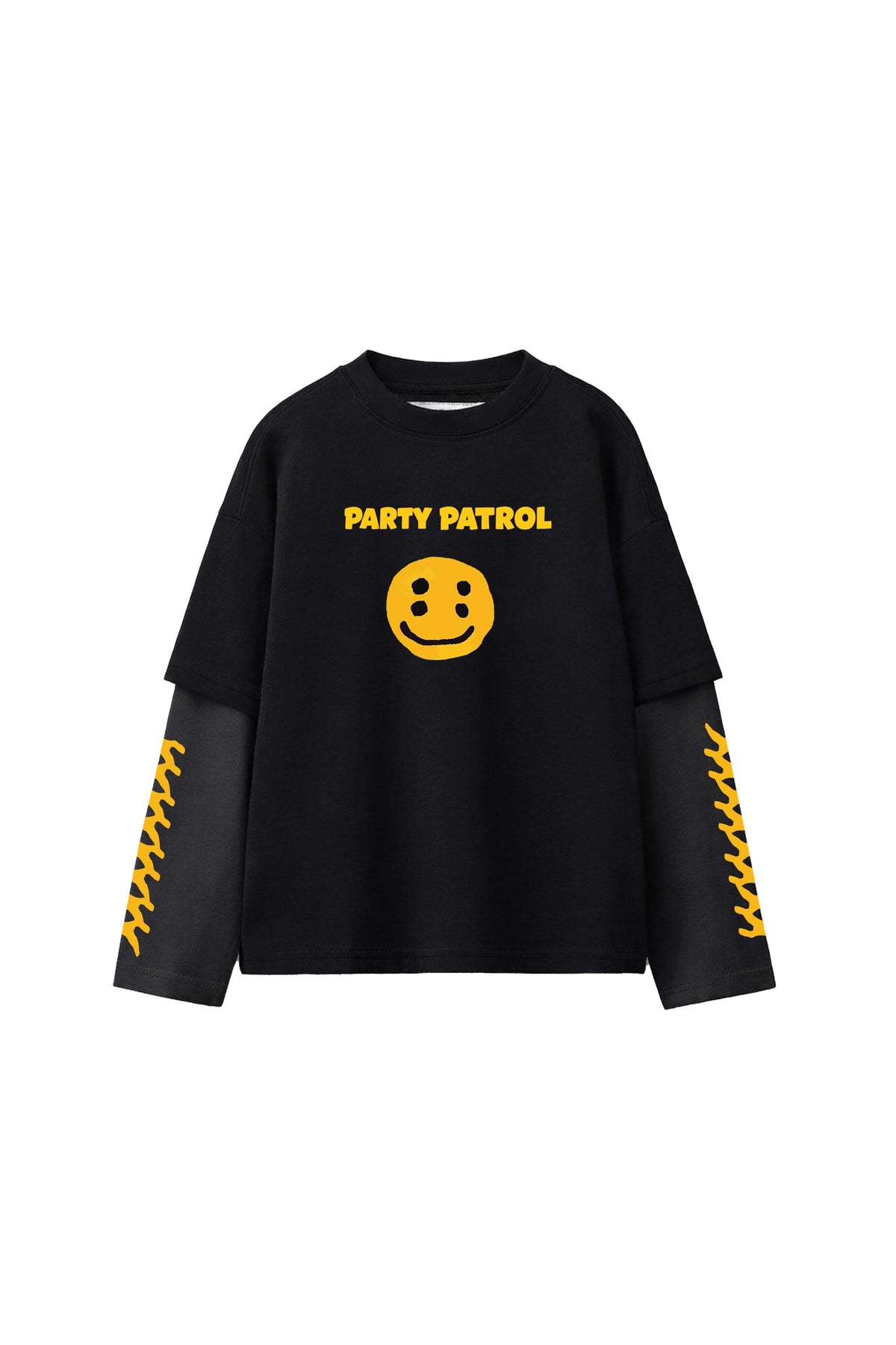 Party Patrol B&G LS Oversized Tee