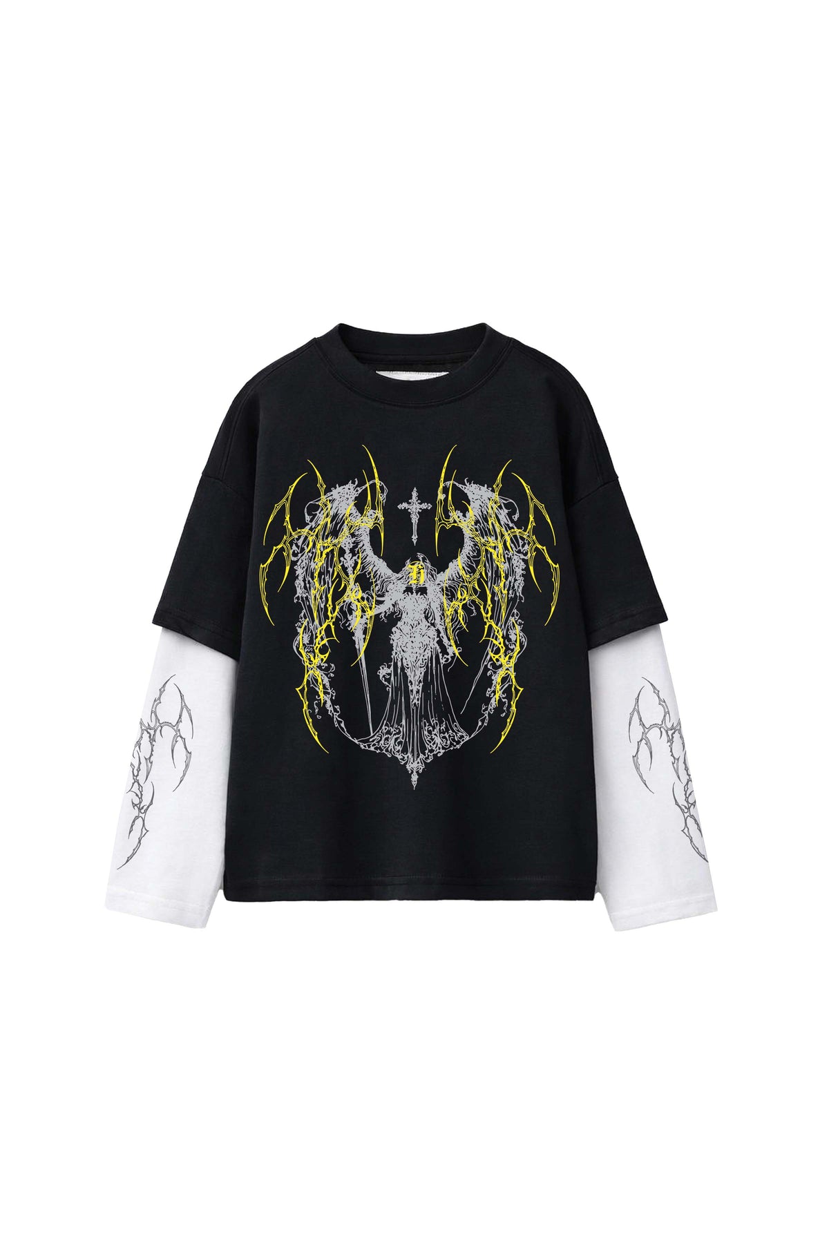 Ethereal Flame Angel LS Oversized Tee