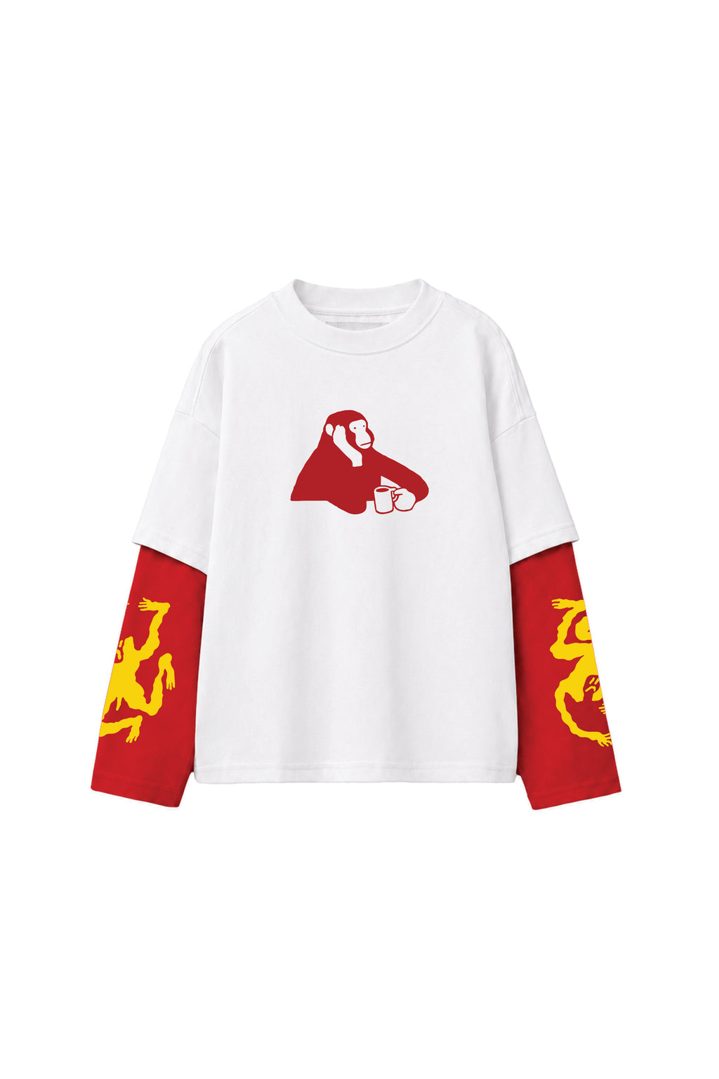 Bored Of Work W&R LS Oversized Tee