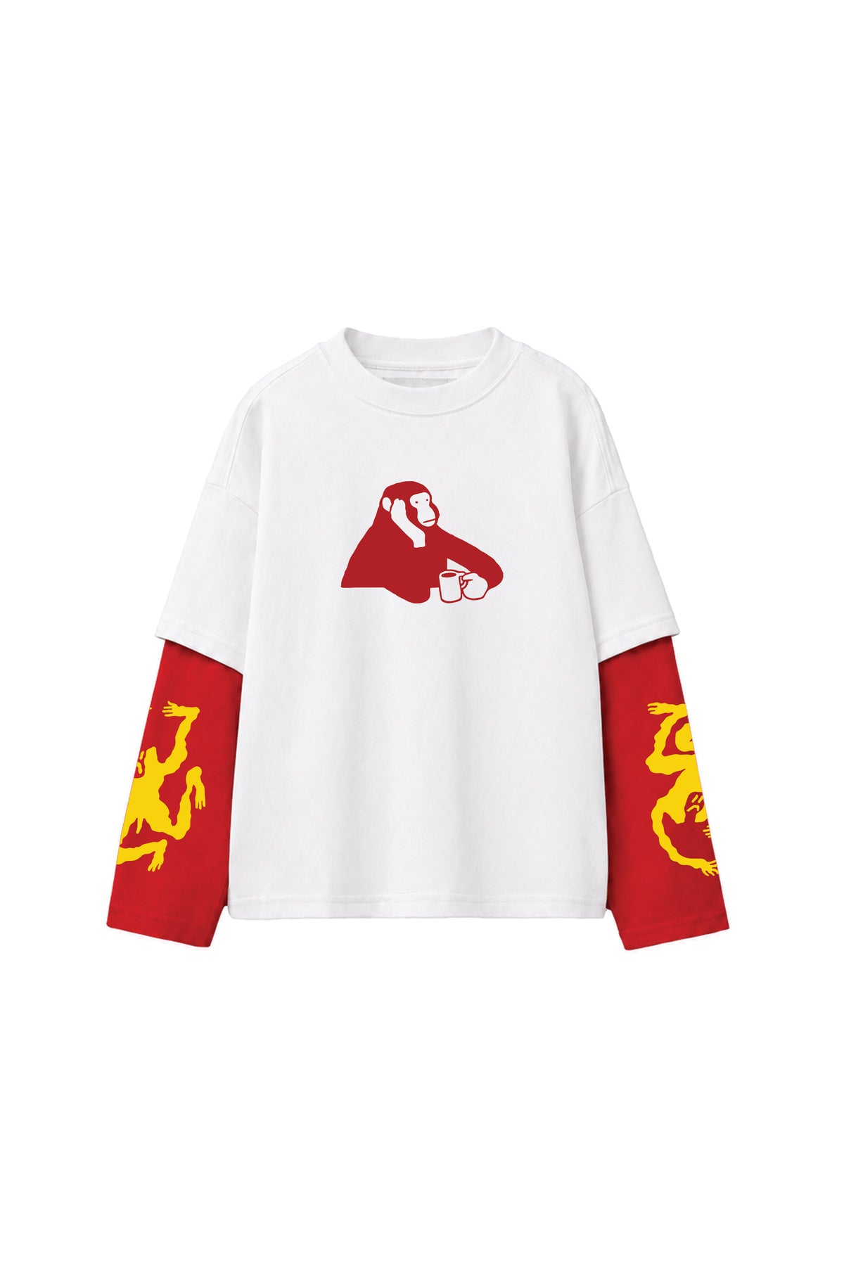 Bored Of Work W&R LS Oversized Tee