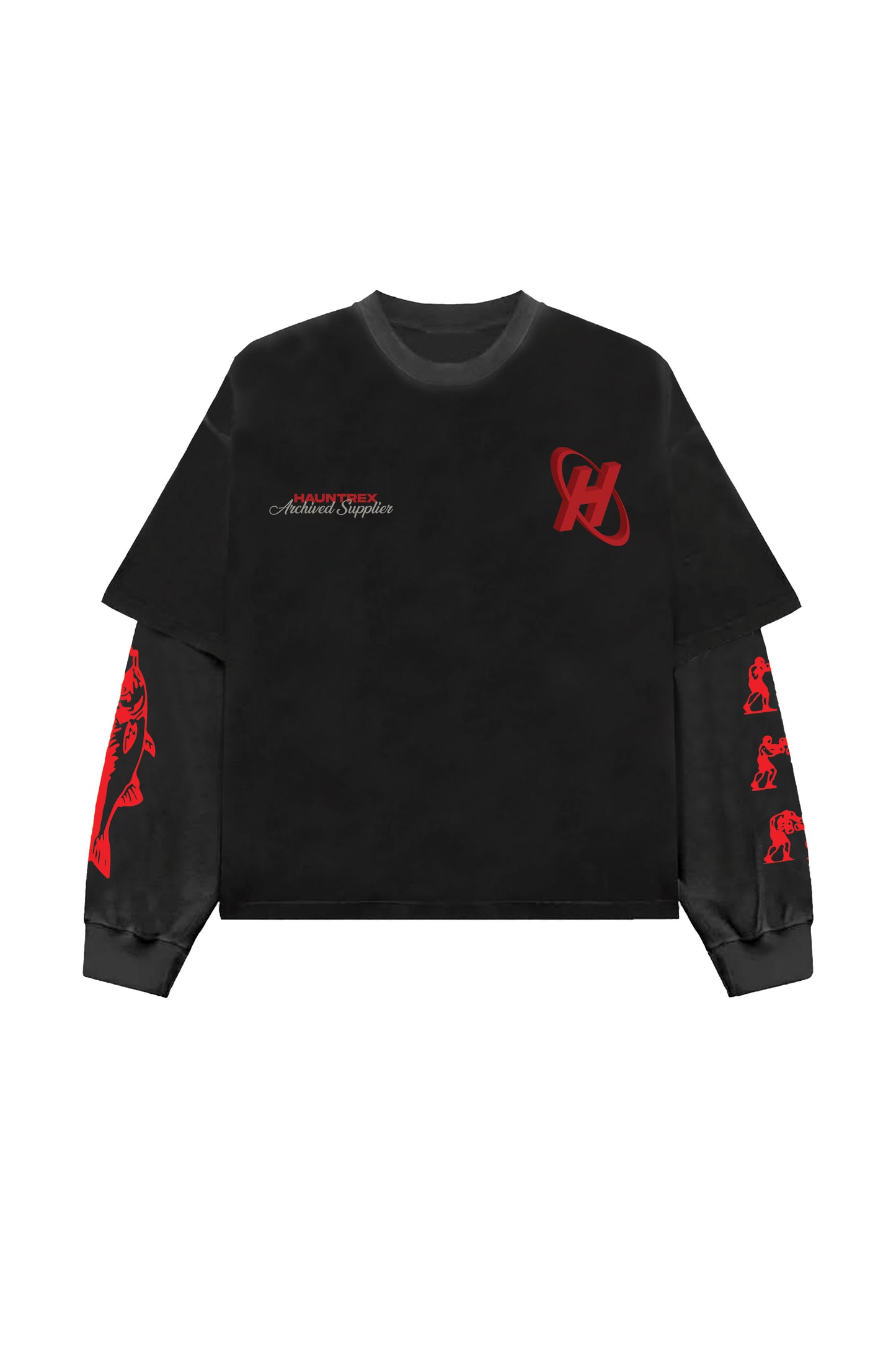 Hauntrex Gasoline B&G LS Oversized Tee