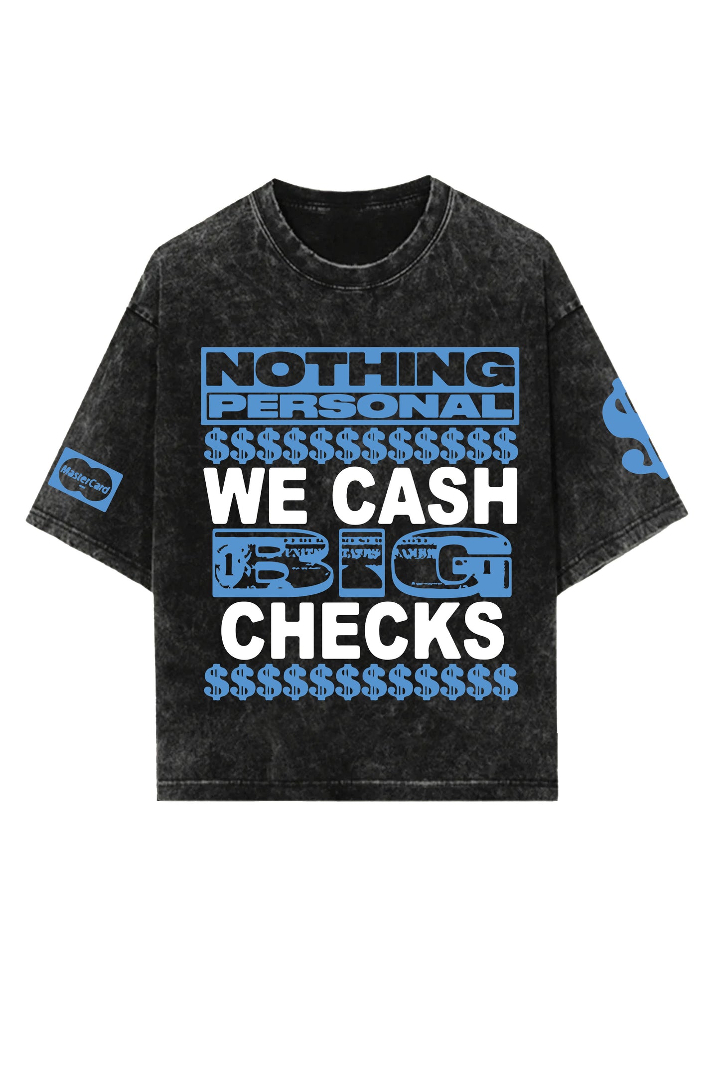 Big Checks Designed Oversized T-shirt