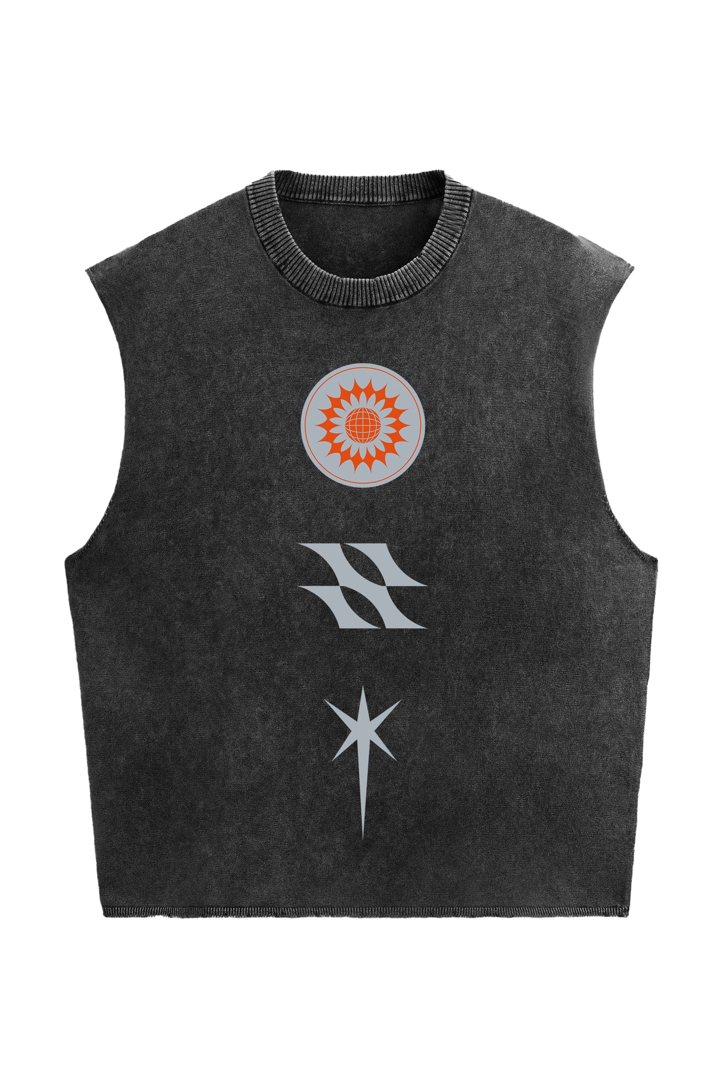 Never Run Designed Vintage Oversized Vest