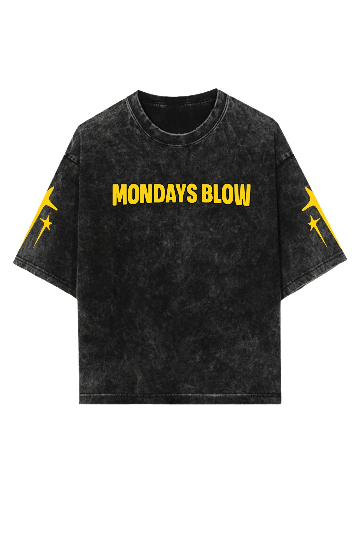 Mondays Blue Vintage Oversized Tee
