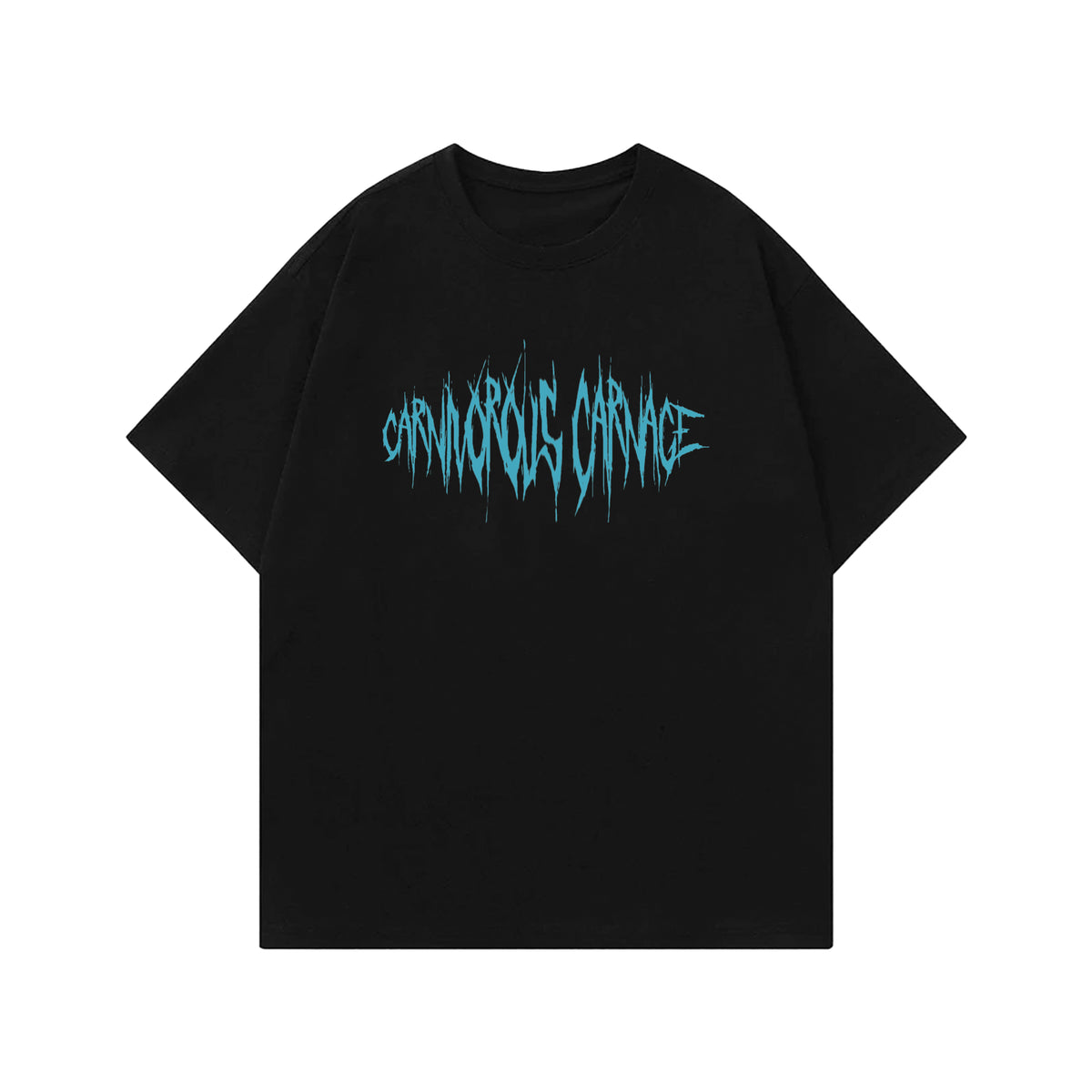 Carnivorous Carnage Designed Oversized T-shirt