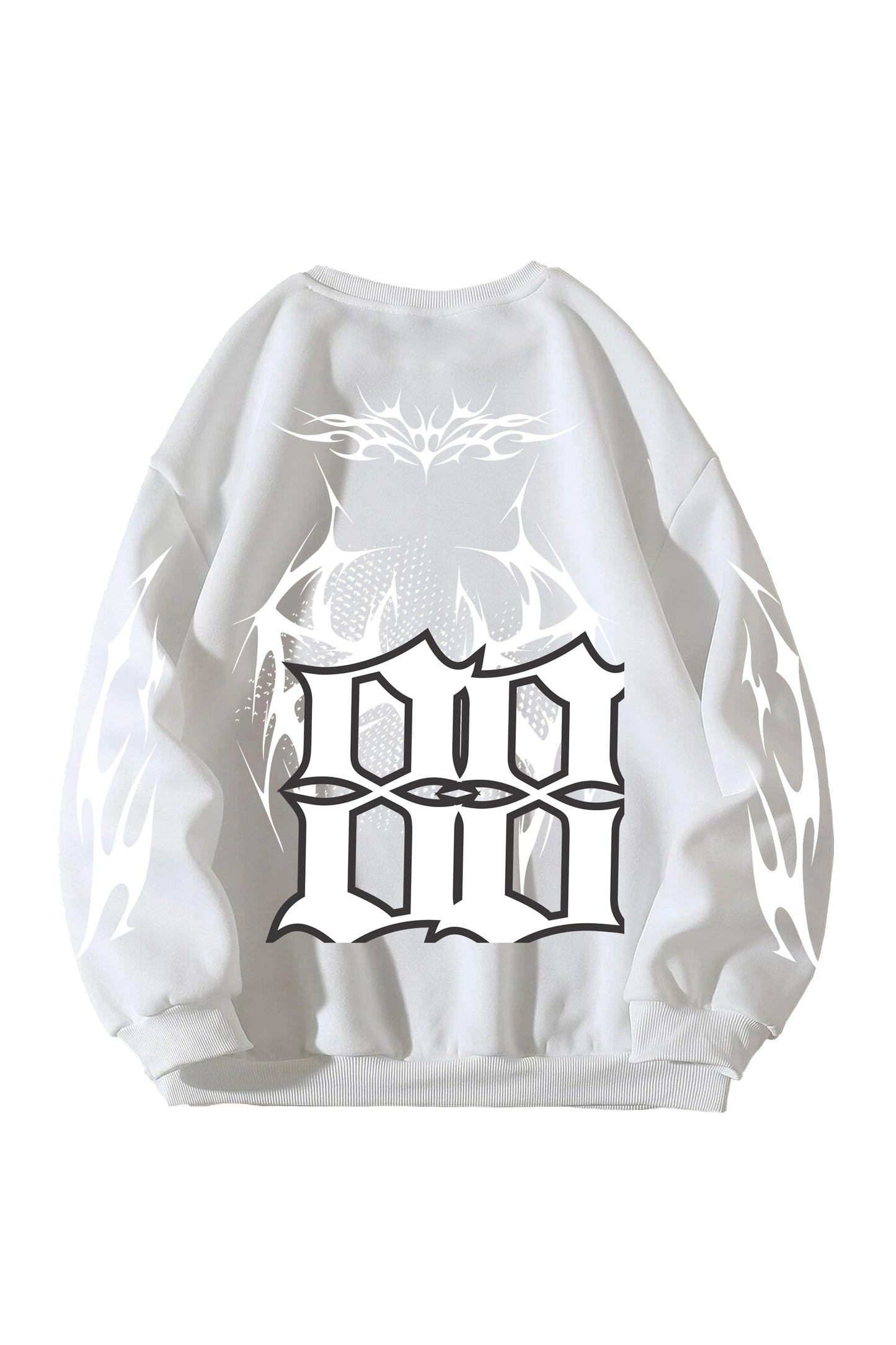 Born To Stand Out Designed Oversized Sweatshirt