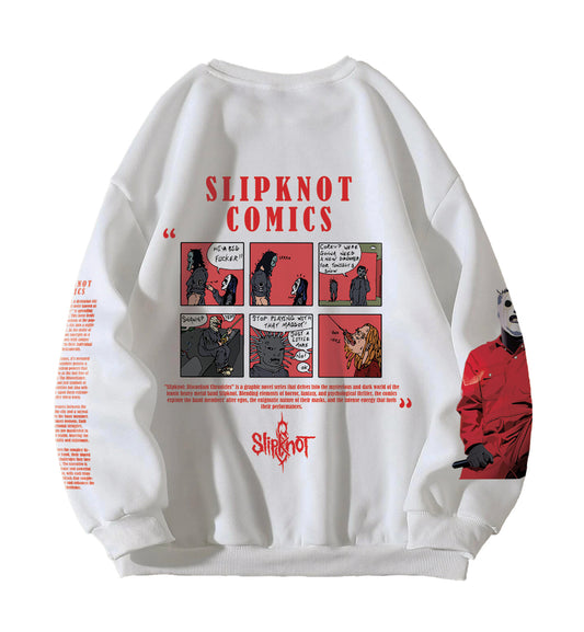 Slipknot Designed Oversized Sweatshirt