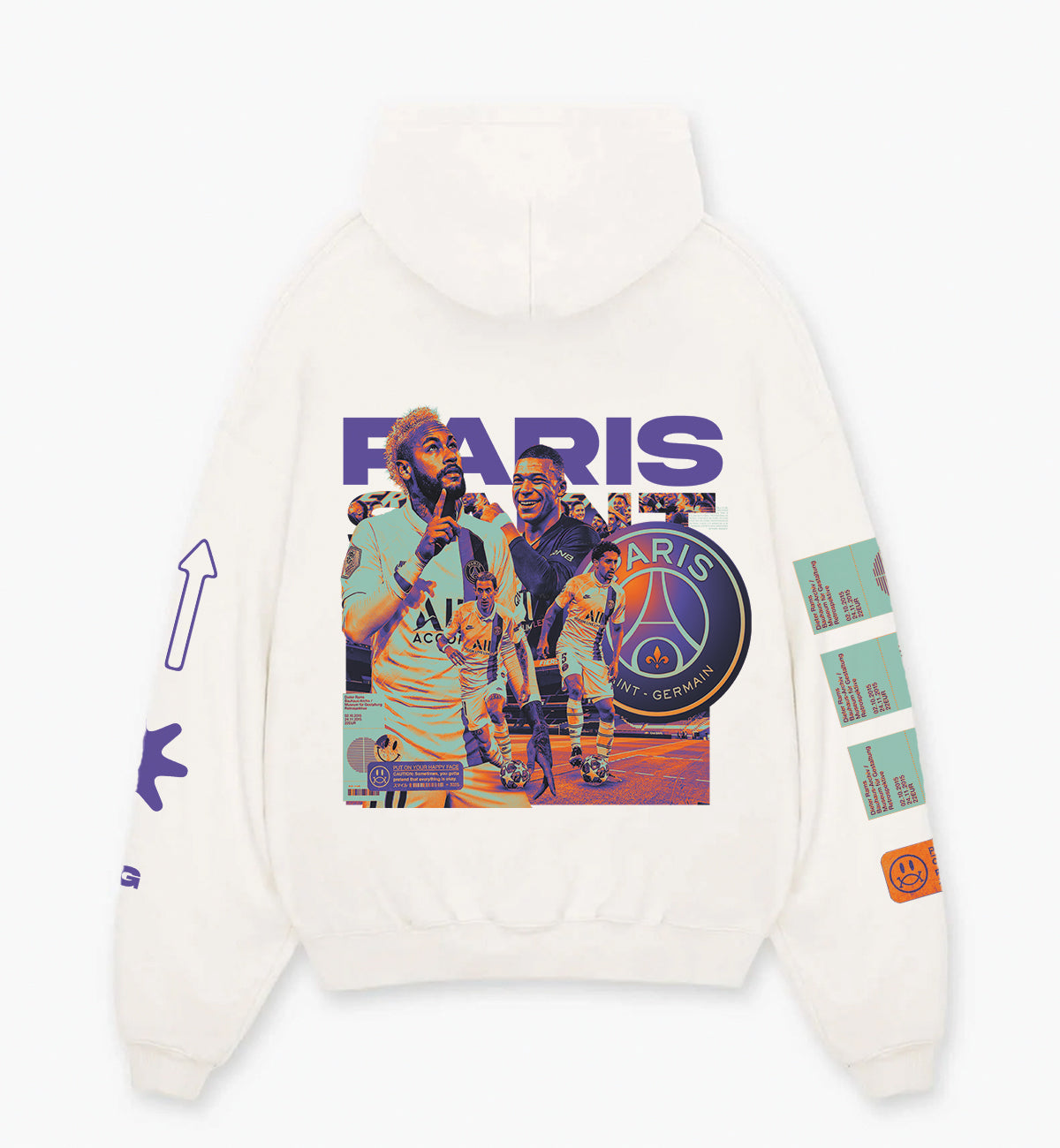 PSG Designed Oversized Hoodie â Hauntrex
