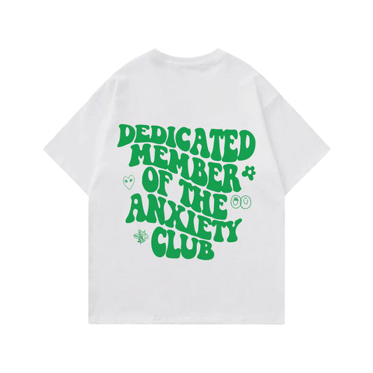 The Anxiety Club Designed Oversized T-shirt