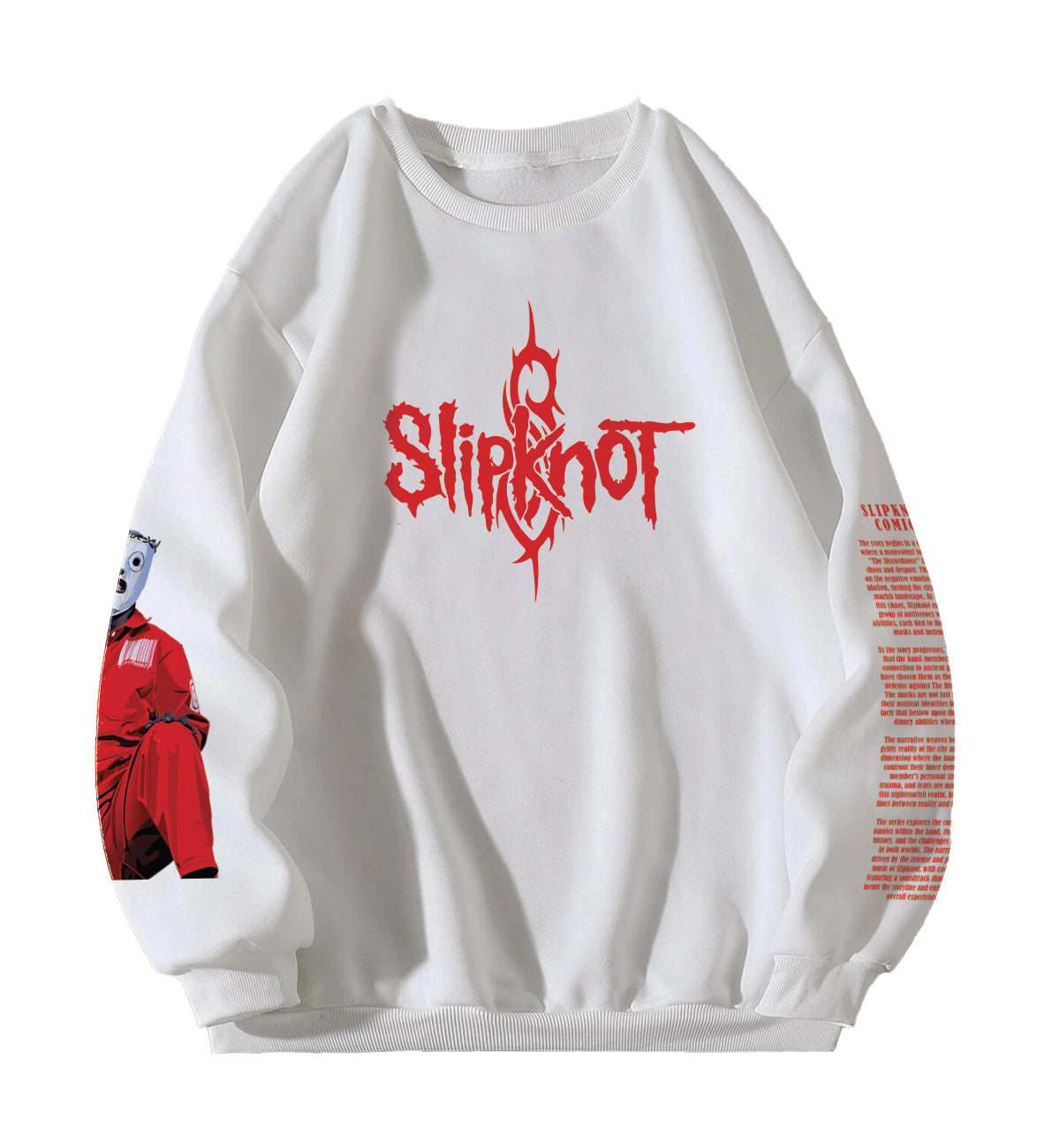 Slipknot Designed Oversized Sweatshirt – Hauntrex