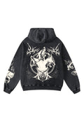 Hell Hounds Designed Oversized Hoodie