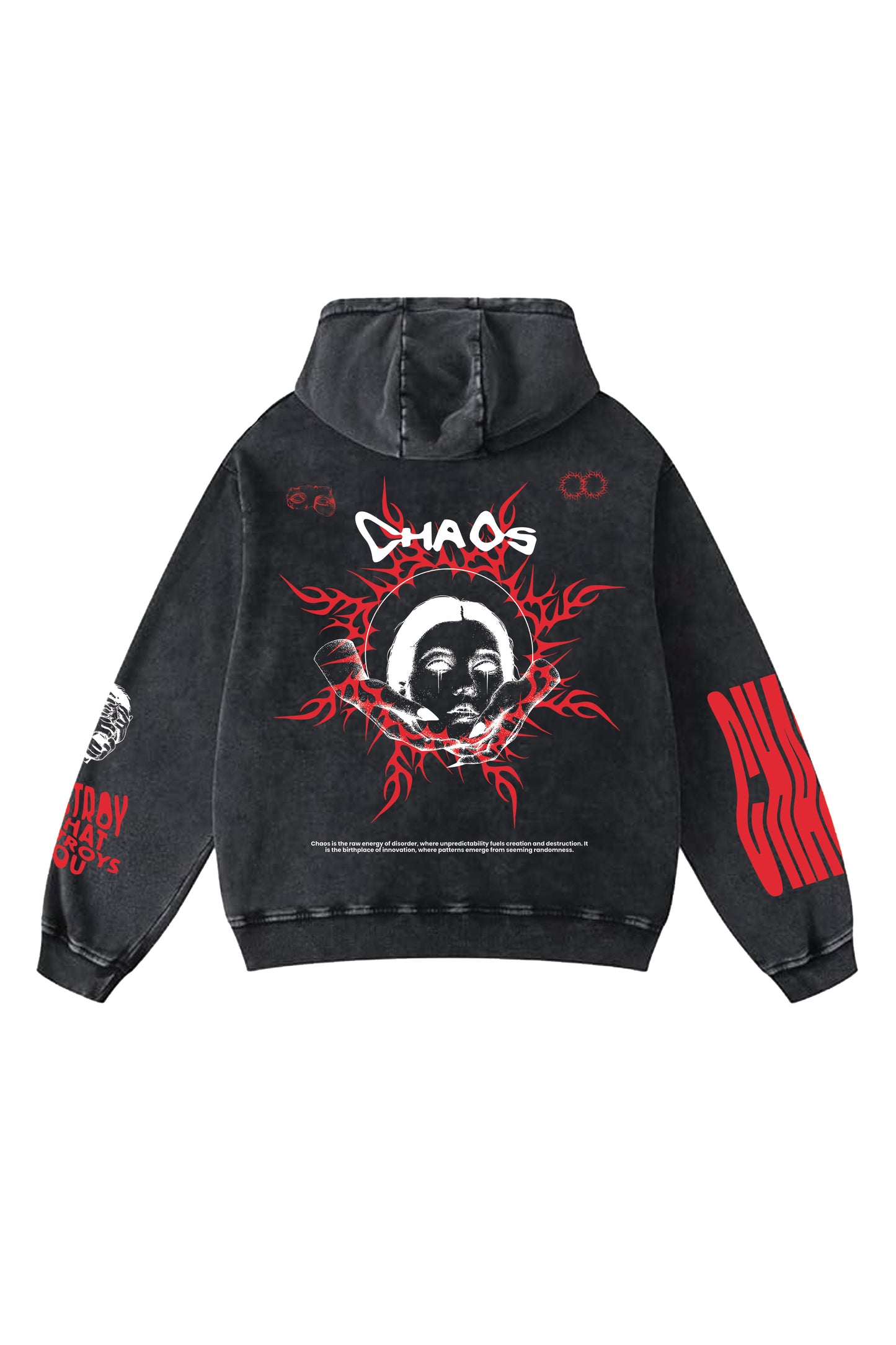 Chaos Designed Oversized Hoodie