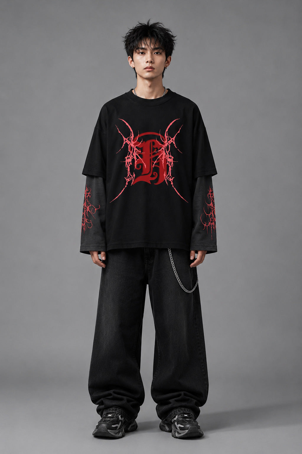 Ironveil B&G LS Oversized Tee