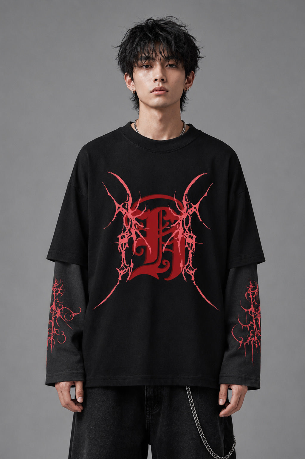 Ironveil B&G LS Oversized Tee