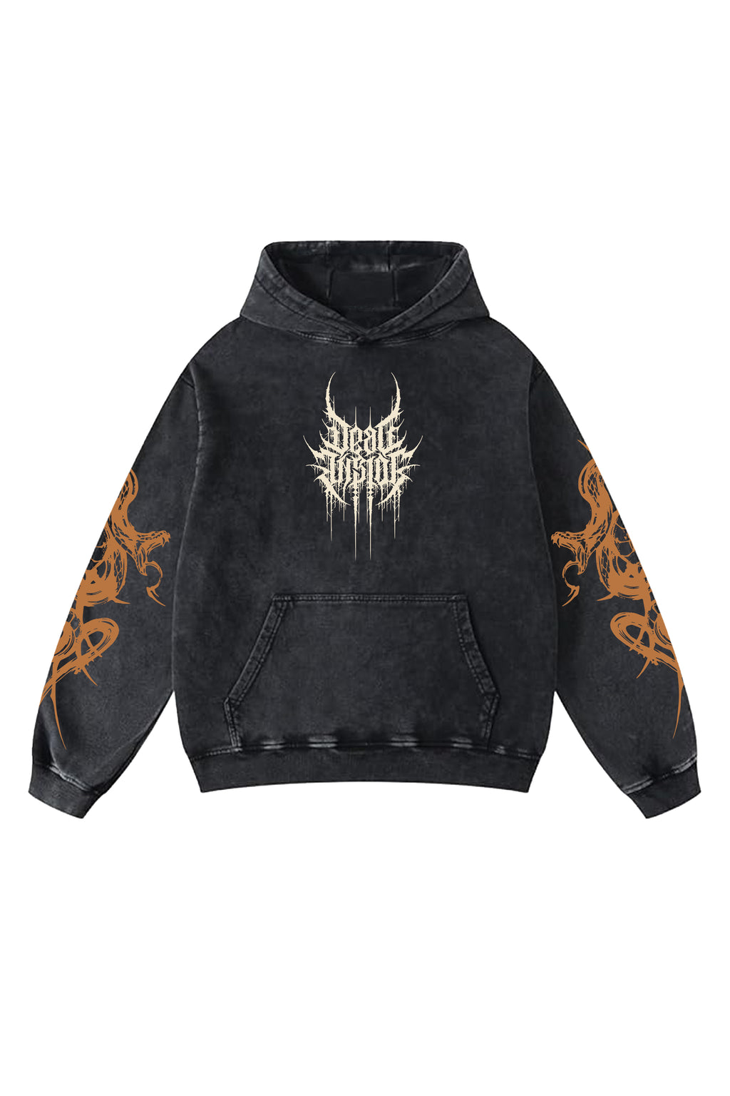 Harbinger Of Anarchy Designed Oversized Hoodie