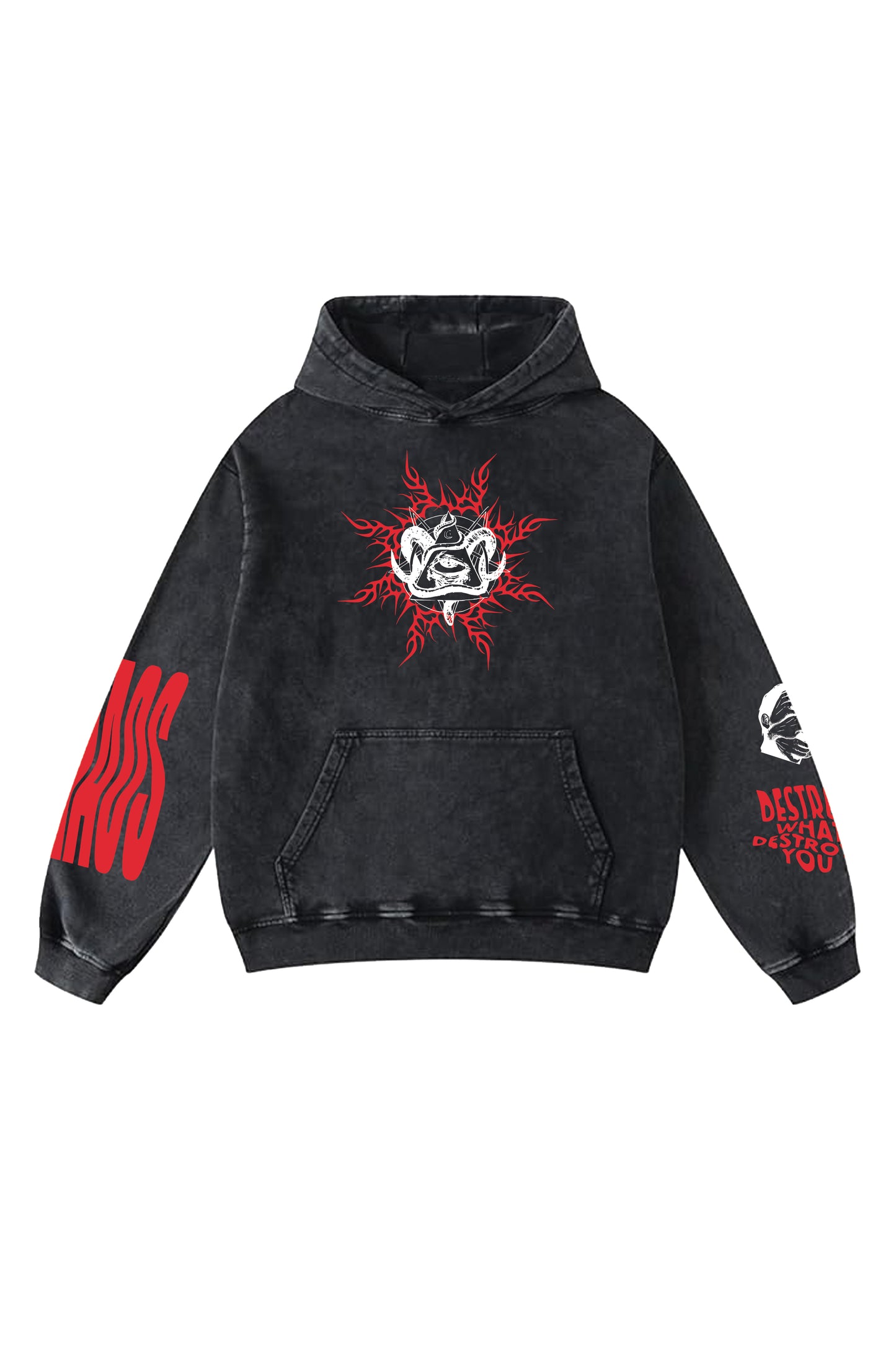 Chaos Designed Oversized Hoodie