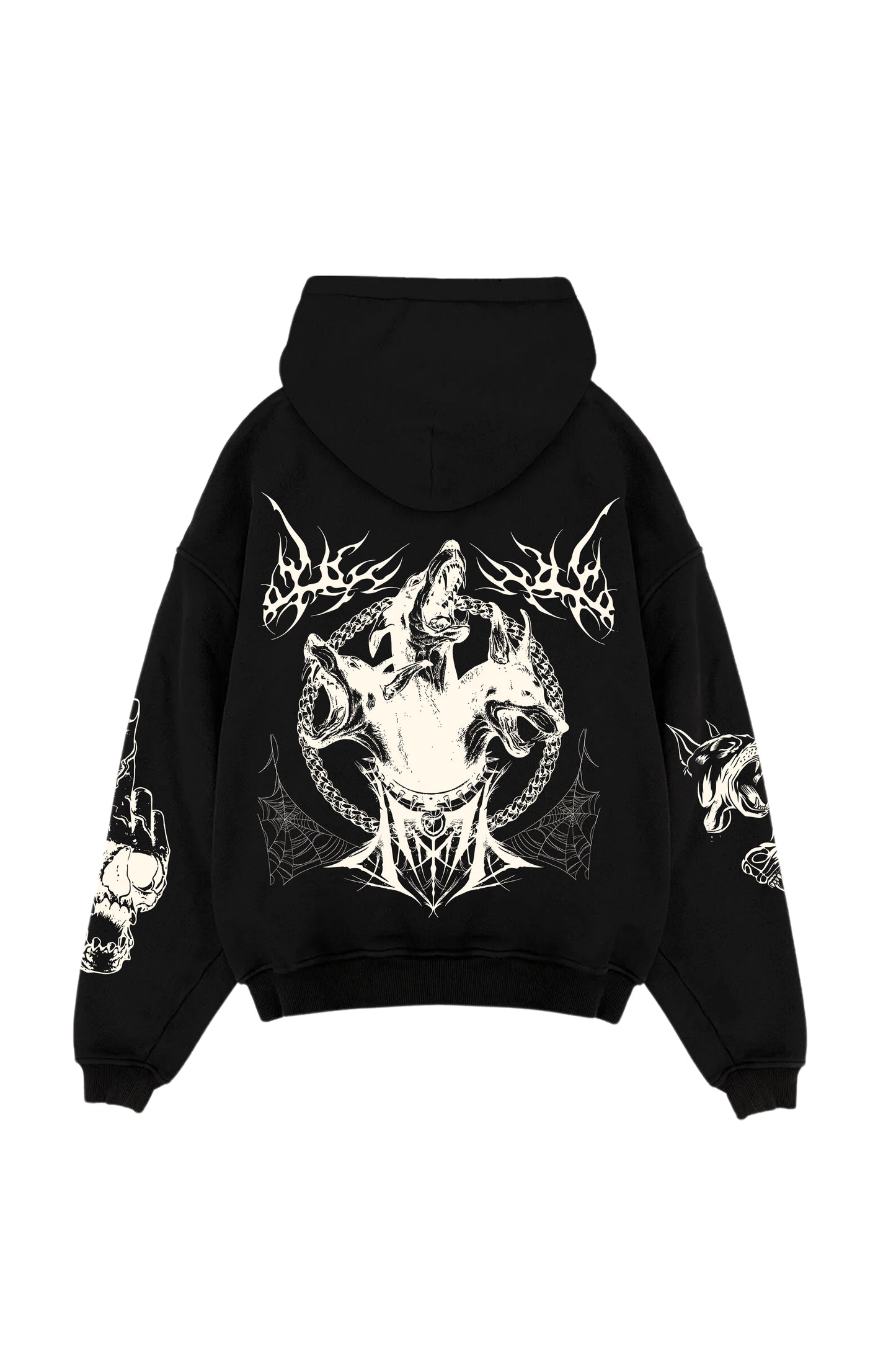 Hell Hounds Designed Oversized Hoodie
