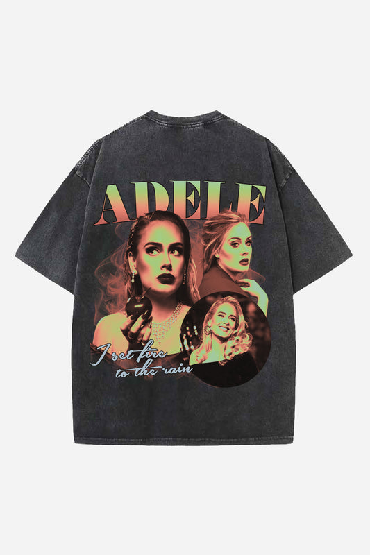 Adele Designed Vintage Oversized T-shirt