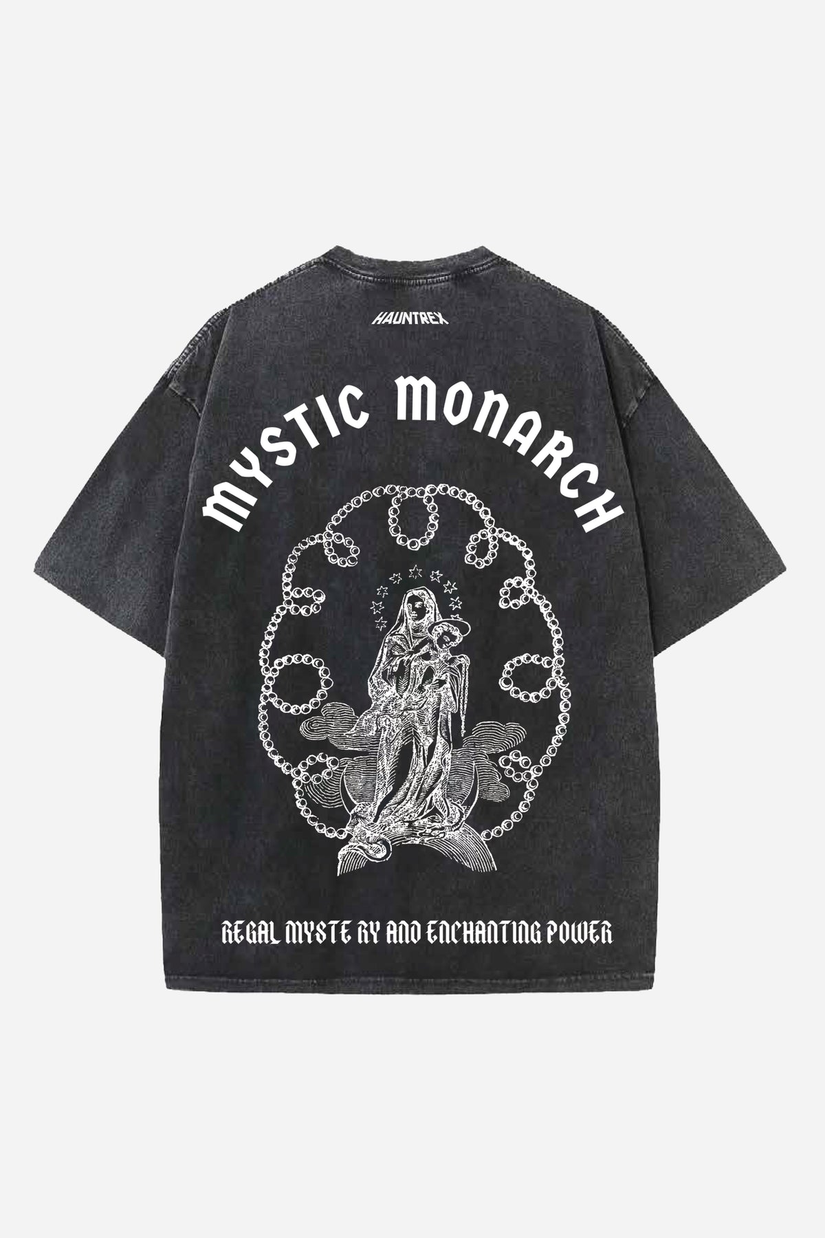 Mystic Monarch Designed Vintage Oversized T-shirt
