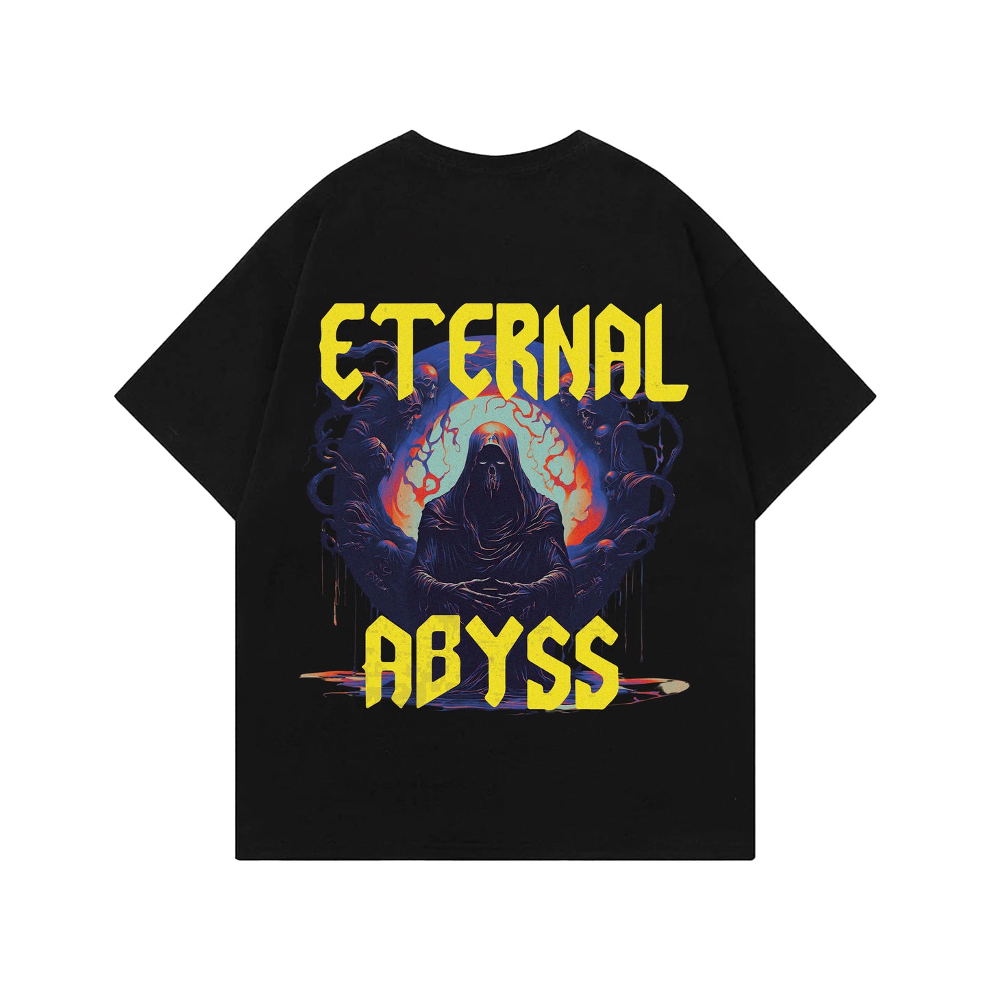 Eternal Abyss Designed Oversized T-shirt