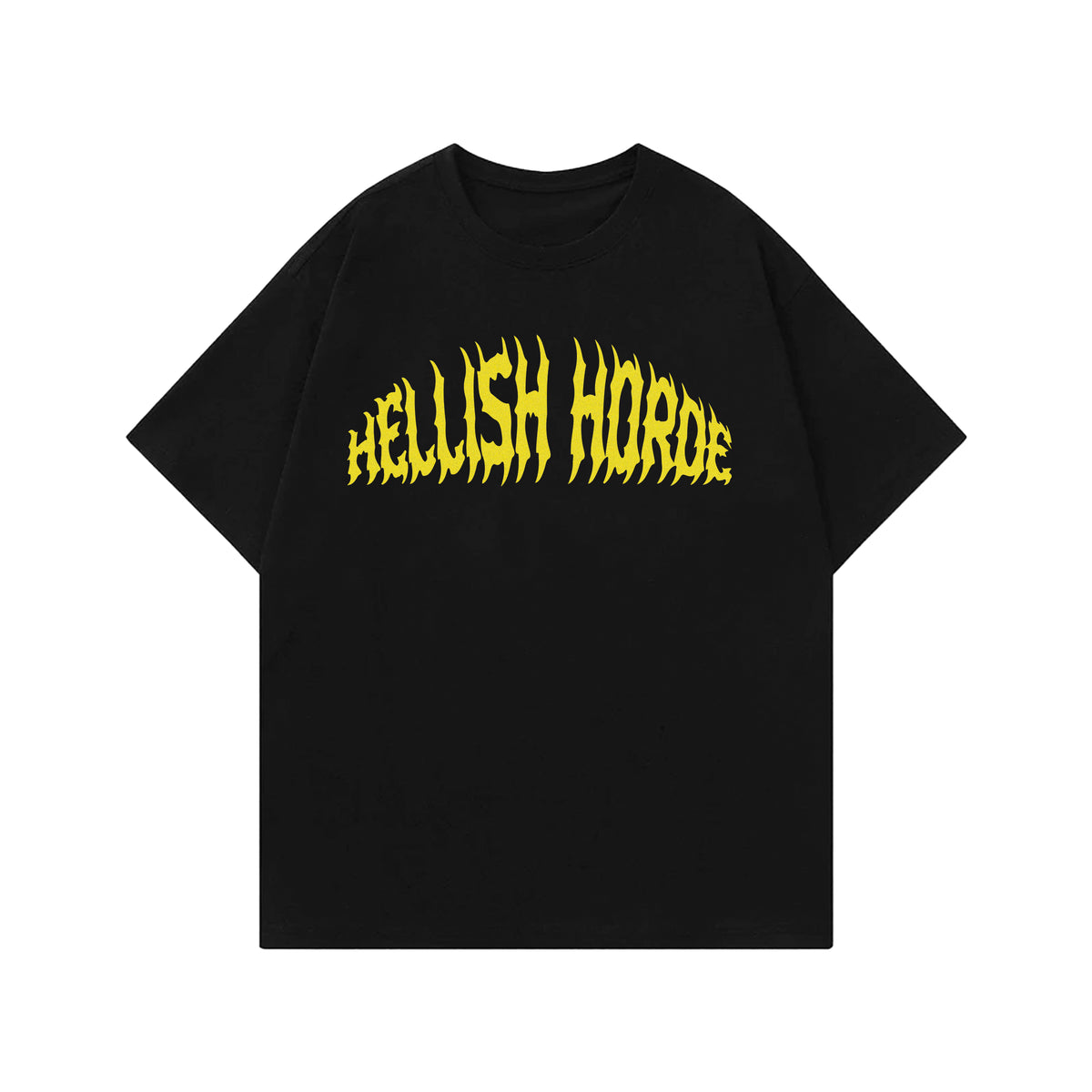 Hellish Horde Designed Oversized T-shirt
