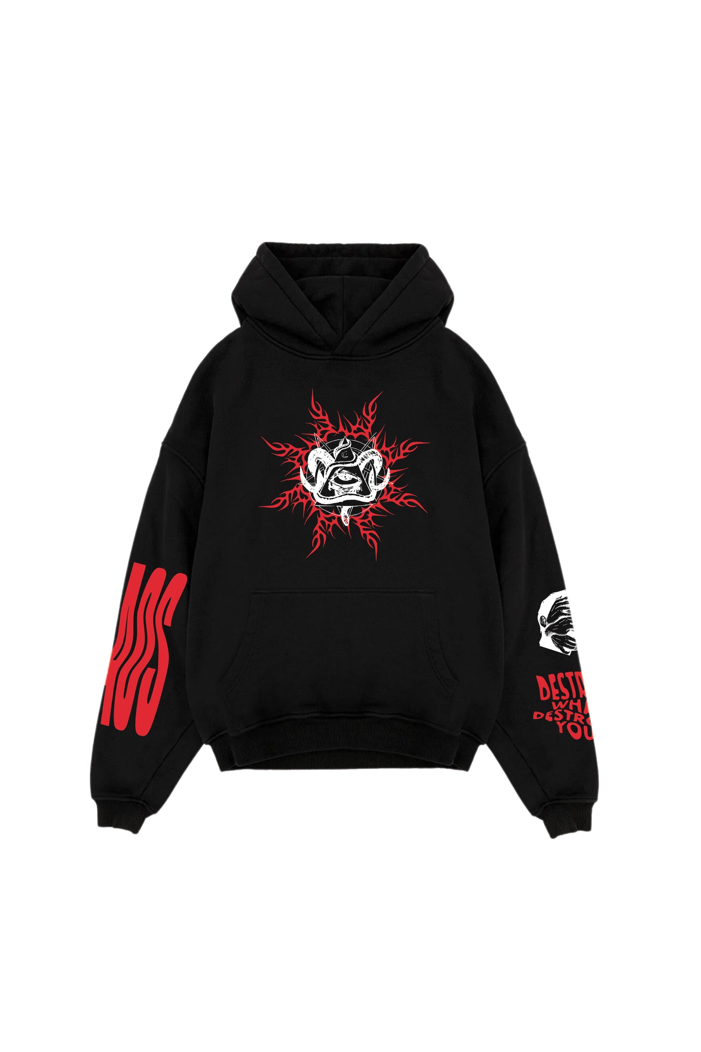 Chaos Designed Oversized Hoodie