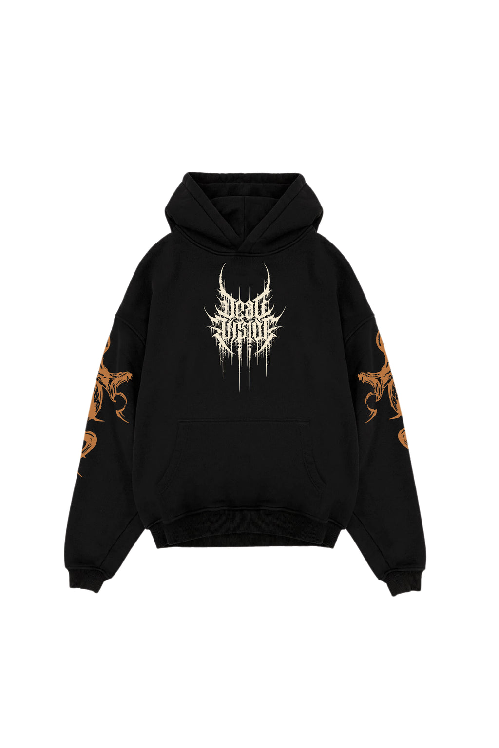 Harbinger Of Anarchy Designed Oversized Hoodie