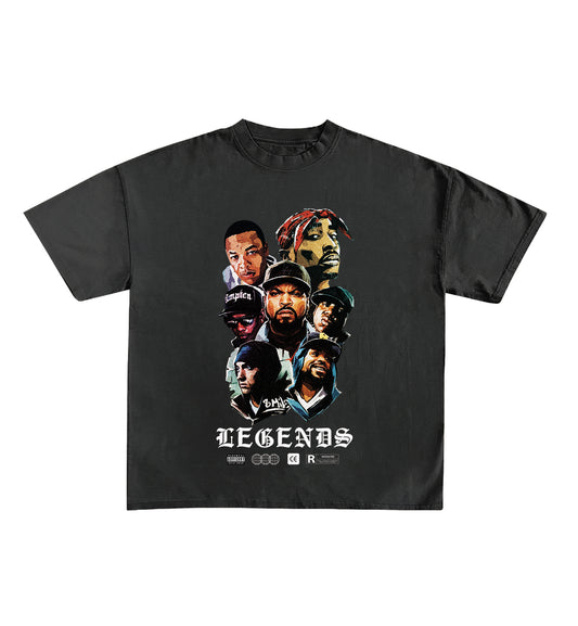 Hip Hop Legends Designed Oversized Tee