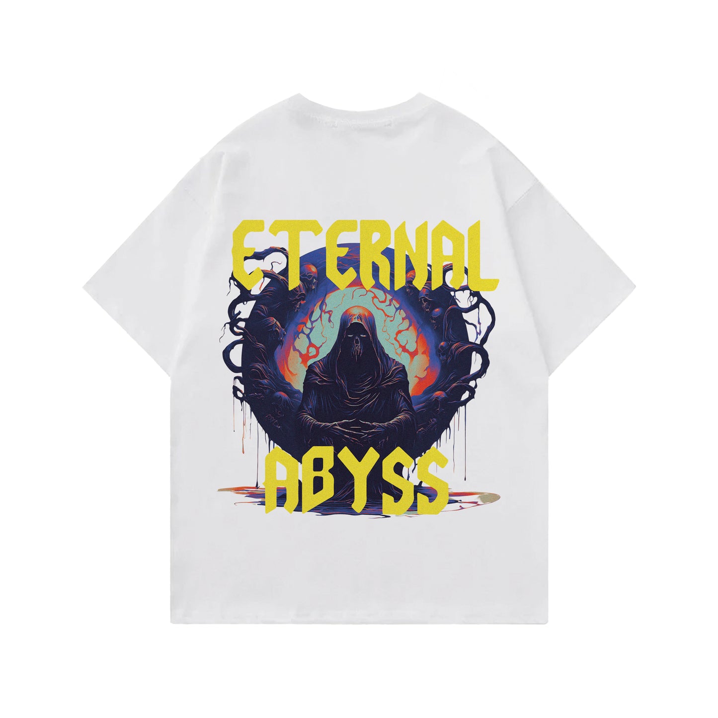 Eternal Abyss Designed Oversized T-shirt