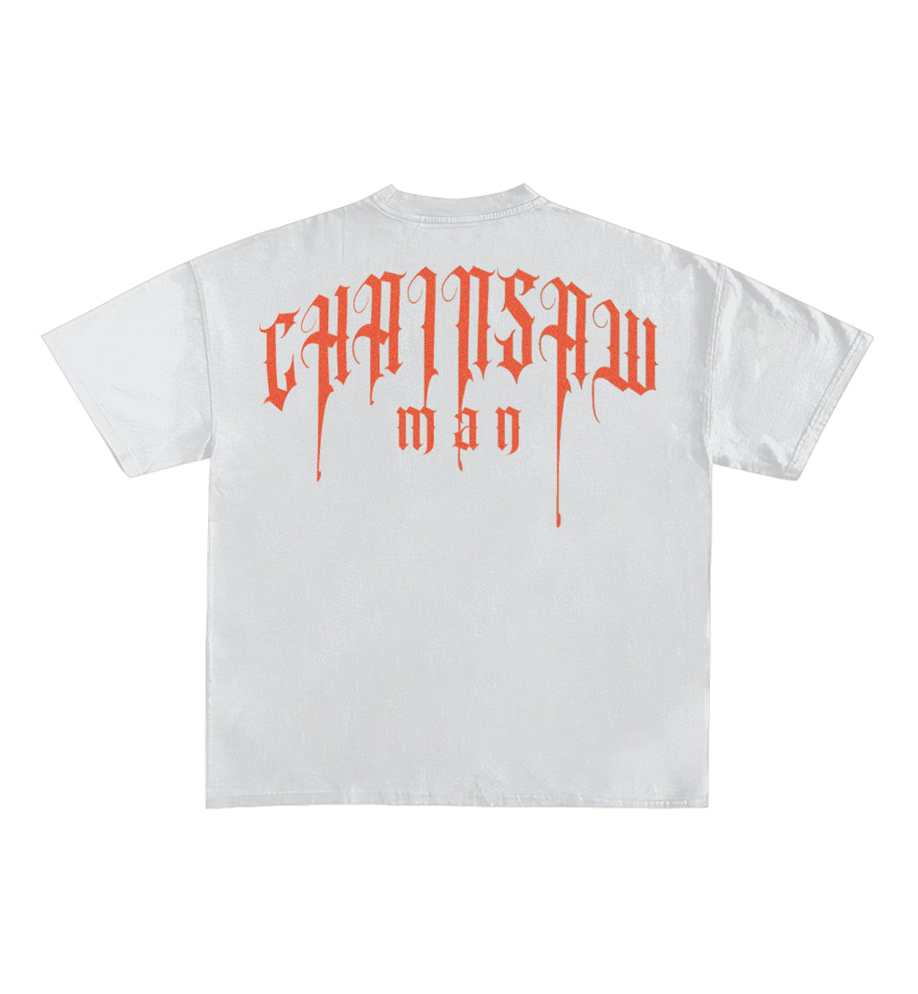 Chain Saw Man Designed Oversized Tee