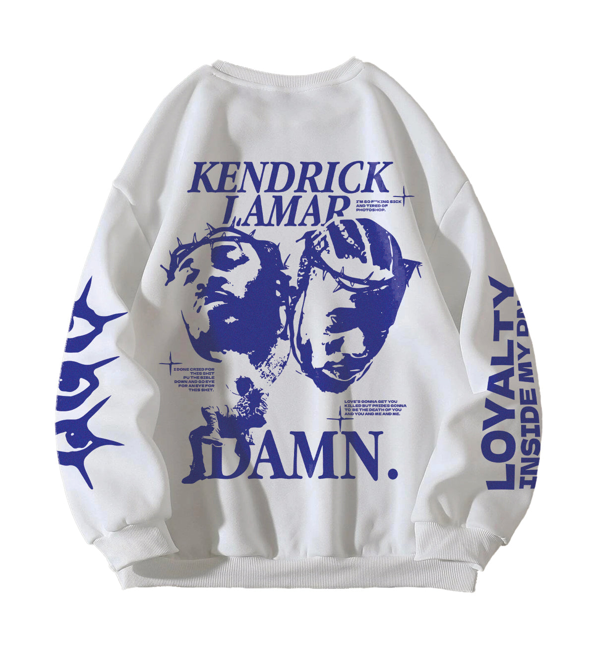 Kendrick Lamar Designed Oversized Sweatshirt – Hauntrex