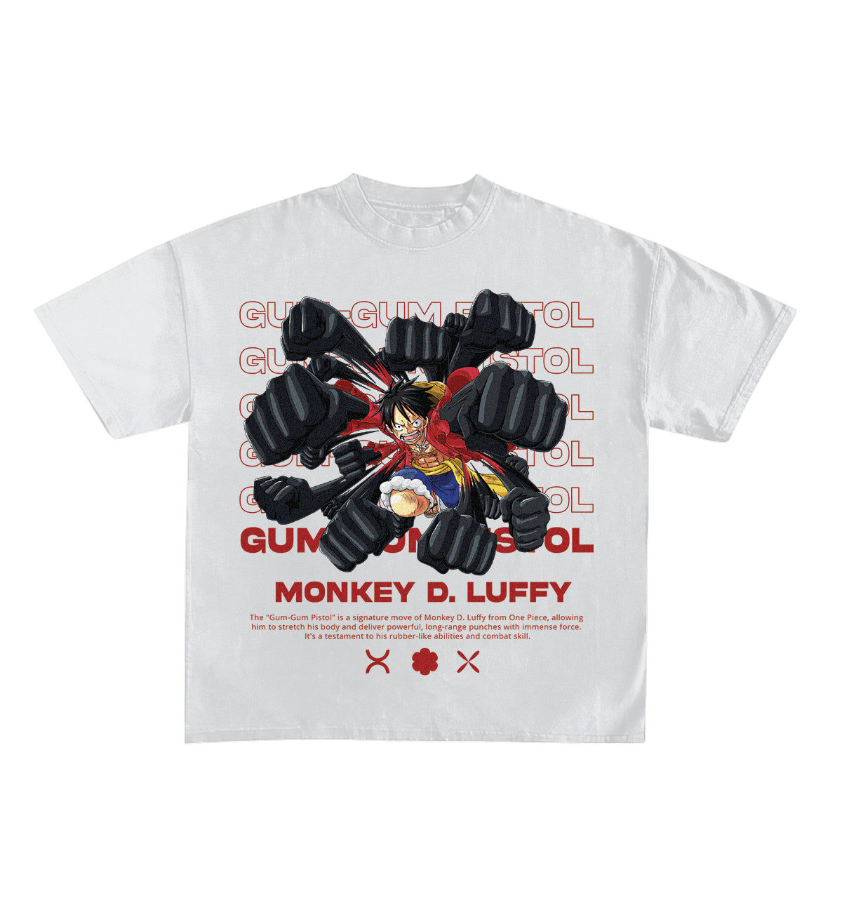 Luffy Designed Oversized Tee