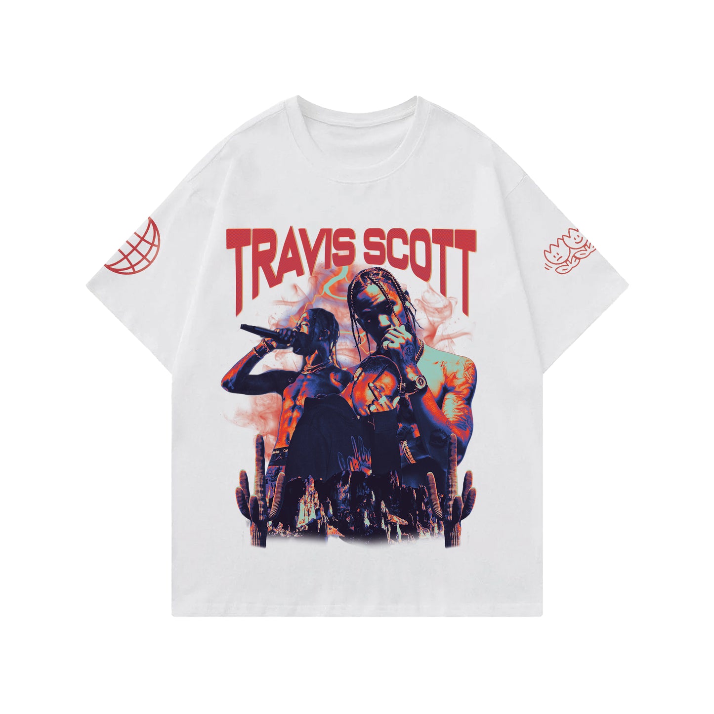 Travis Scott Designed Oversized T-shirt V2