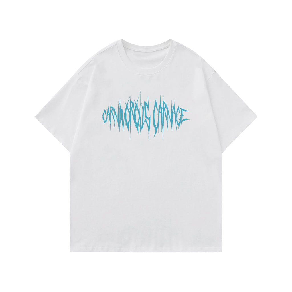 Carnivorous Carnage Designed Oversized T-shirt