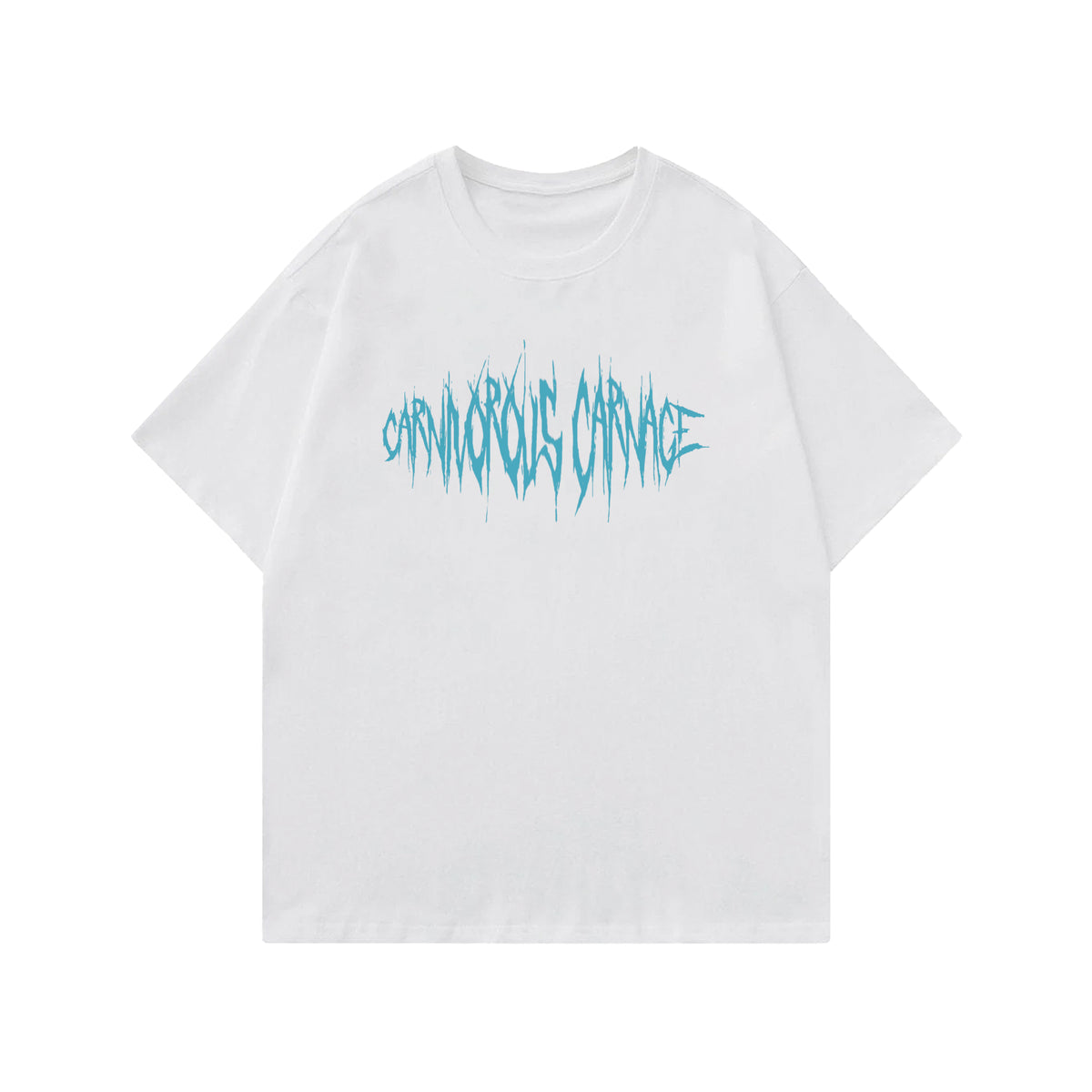 Carnivorous Carnage Designed Oversized T-shirt