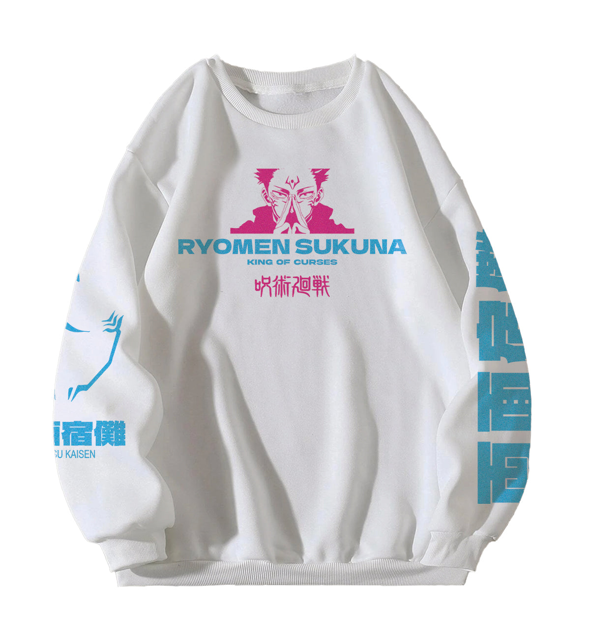 Sukuna Designed Oversized Sweatshirt